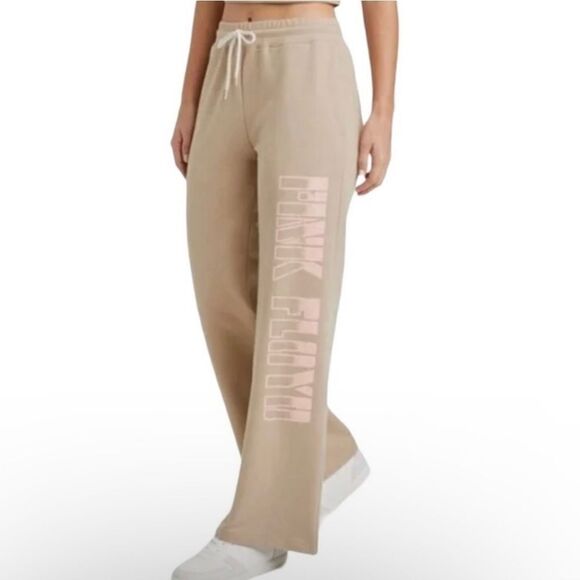Pink Floyd Wide Leg Spell Out Sweatpants Size XL • New - Picture 1 of 8